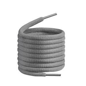 BIRCH's Oval Shoelaces - Gray Oval (Semi-Round)
